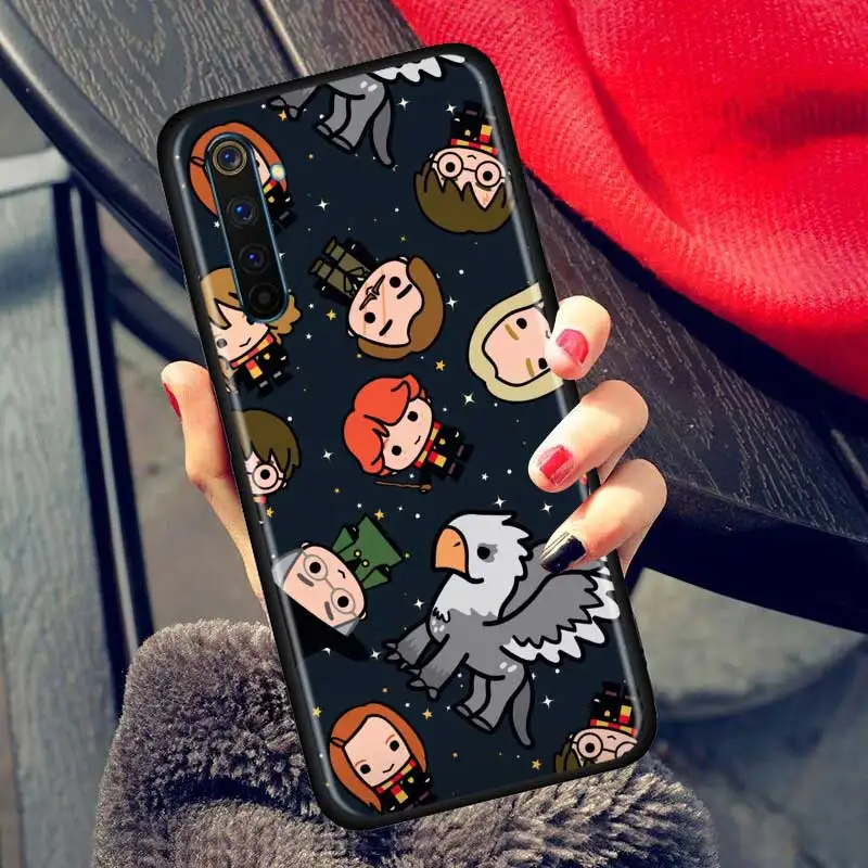 

Silicone Phone Case For Realme XT C3 C11 5 5i 6 6S X2 X3 X7 X50 7 Q2i Q2 Pro Soft Back Shell Cover Coque Funda Potter Housing