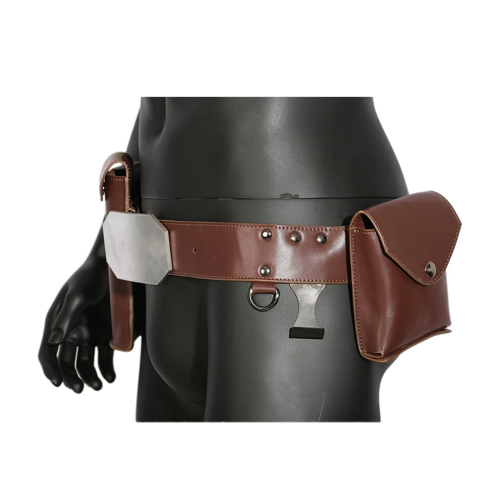 XCOSER футболки с рисунками Люка Скайуокера из искусственной кожи пояс для косплея