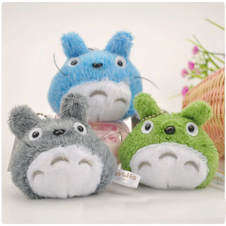 

8cm 3 Colors cute Stuffed Plush Toys Bag String Key Ring Pedant Cute Cartoon Mini Soft Baby Doll