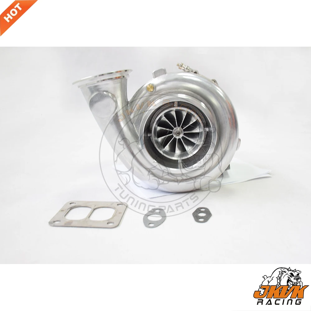 JKVK RACING GTX4202R заготовка T4 фланец двойной Керамический шарикоподшипник V-band Turbo A/R 0,69 компрессор A/R 1,15 корпус турбины