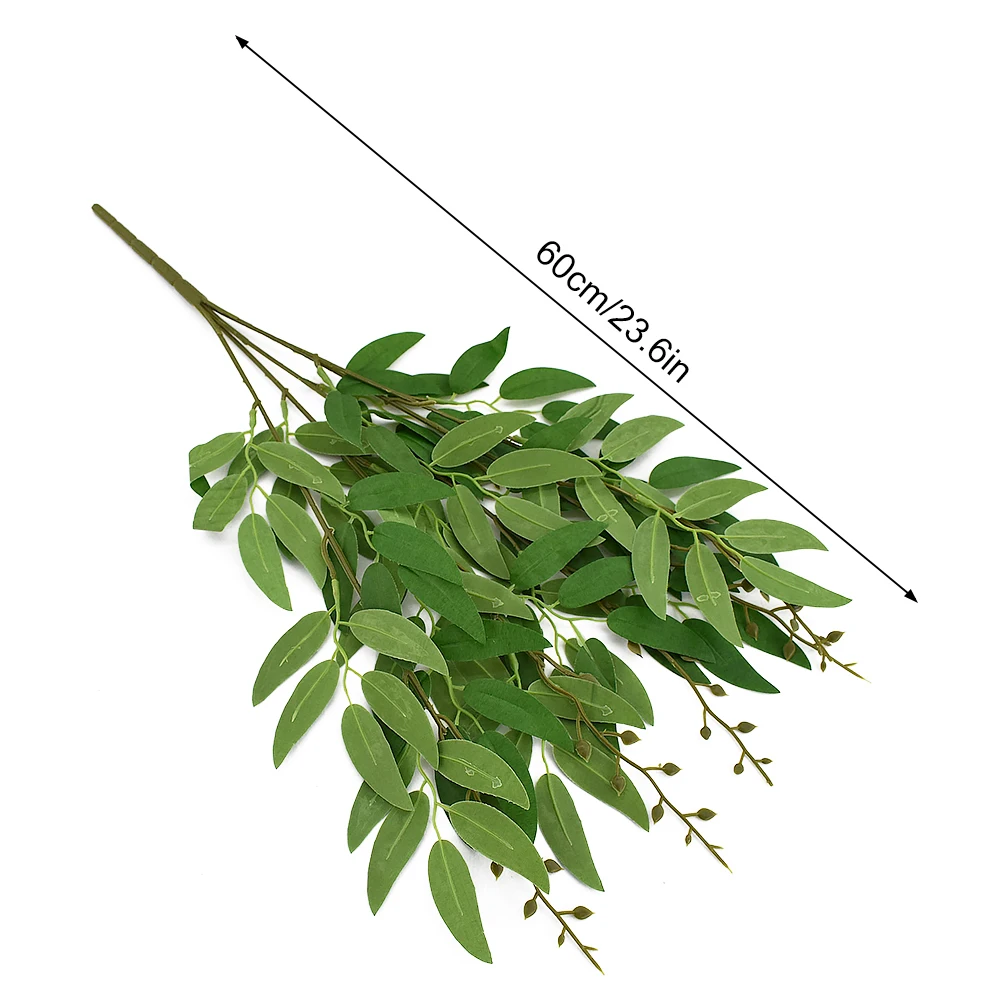 Новинка искусственная ива букет листьев джунгли Свадебный декор Рождественская