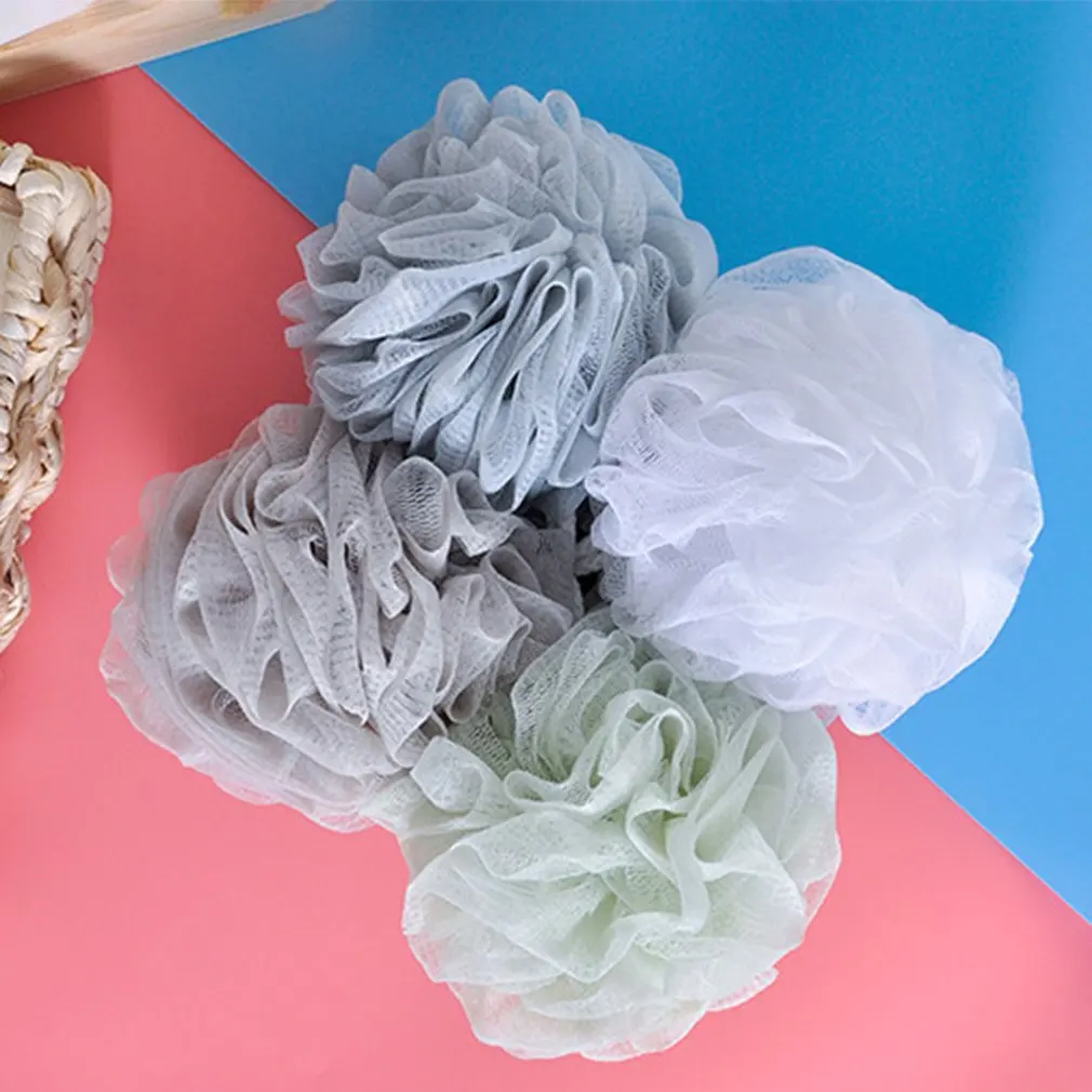 Bath Shower Sponge Loofahs Mesh Pouf Ball and Pack Vintage Useful Cute Colorful Soft | Красота и здоровье