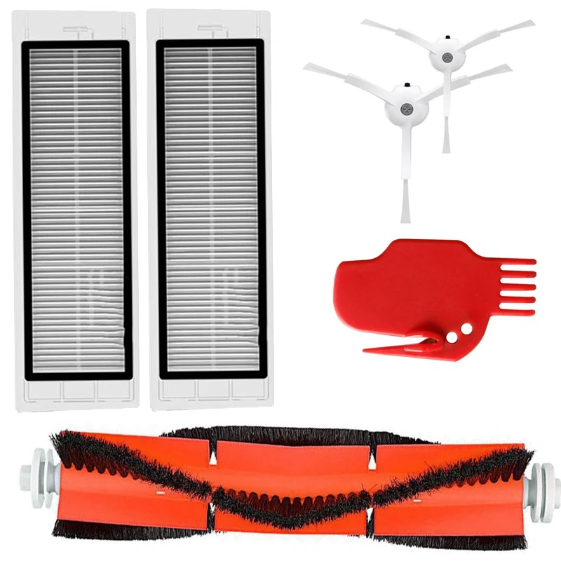 

for XiaoMi Roborock S6 S5 Max S50 S51 Accessories Vacuum Cleaner Parts Washable HEPA Filter Main Brush Side Brush