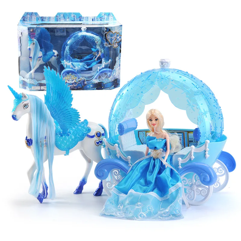 Замороженные фантастические огни могут ходить Тыква коляска Электрический