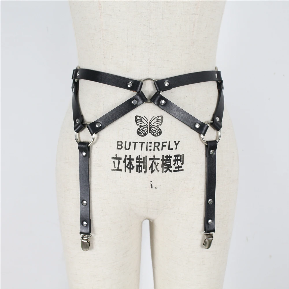 GAMPORL жгут 2 шт набор сексуальные кожаные подвязки ремни пара страпон женщины тело