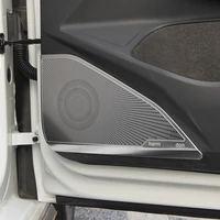 car accessories front pillar door horn hood speaker cover sound decorative frame sequins for golf 8 mk8 rline gti