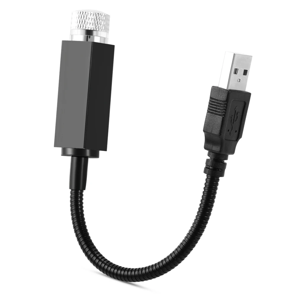 USB лампа для украшения автомобиля ночник галактика на крышу звездный свет салона