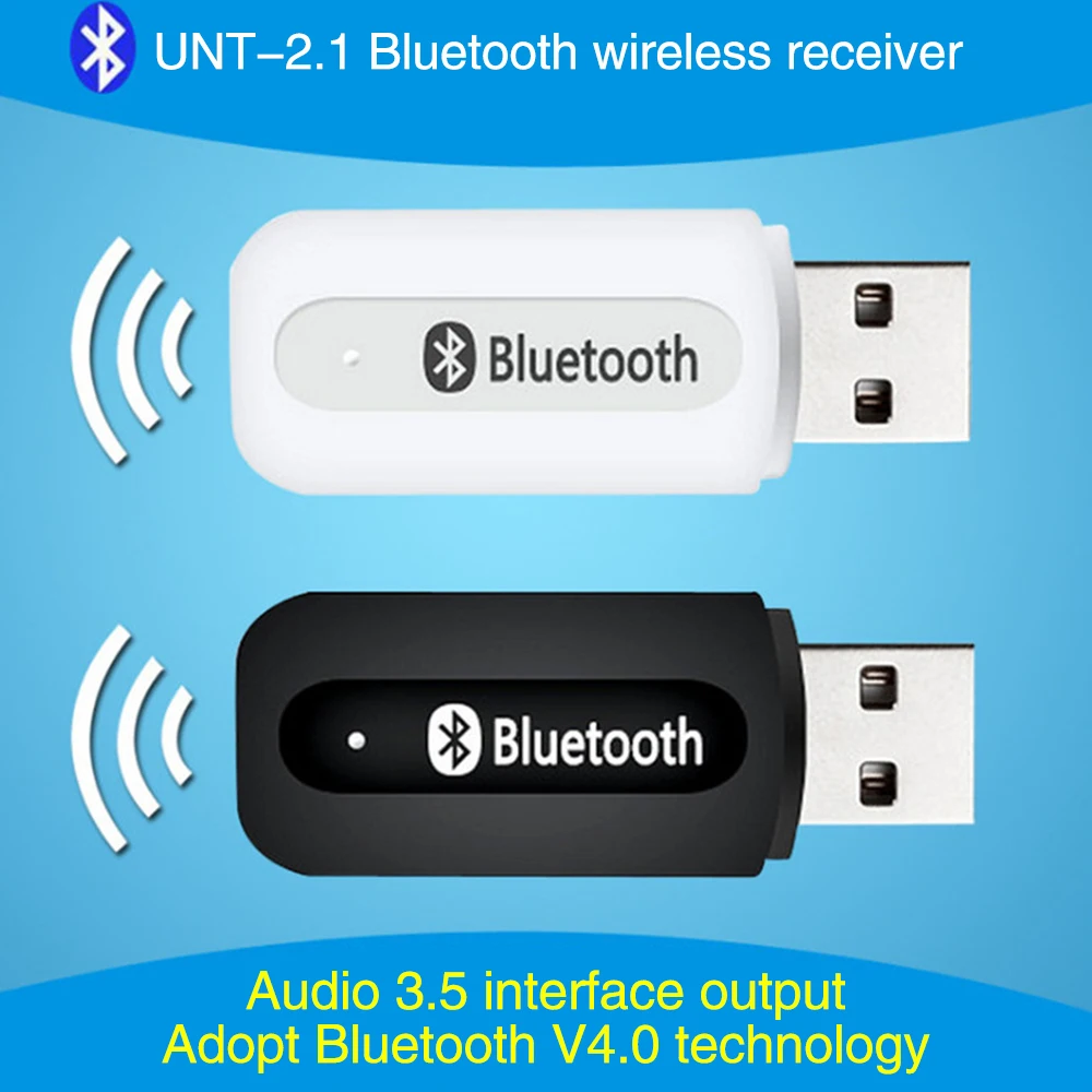 Автомобильный Bluetooth музыкальный приемник 3 5 мм Беспроводная зарядка через USB