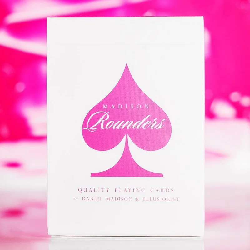 

Ellusionist Pink Madison Rounders Playing Cards USPCC Limited Edition Deck by Daniel Madison Magic Card Poker Magic Tricks Props