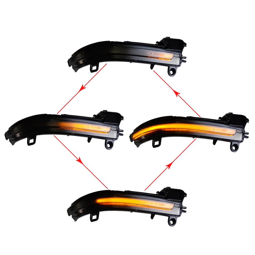Динамический мигалка зеркало индикатор сигнала поворота светодиодный