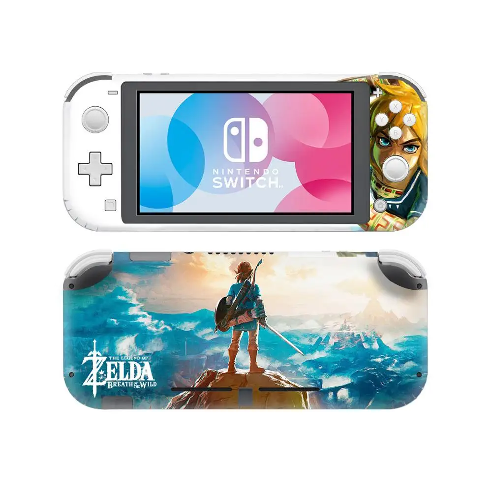 Легенда о Зельде наклейка на кожу для Nintendo Switch Lite консоль и контроллер протектор