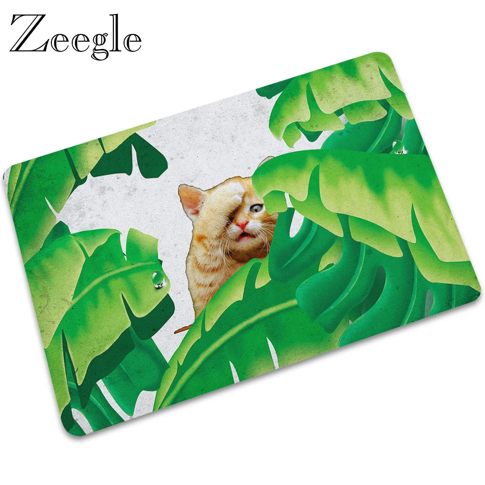 

Резиновый коврик Zeegle, нескользящий коврик для душа, коврик для ванной, водонепроницаемый уличный коврик, ковер для гостиной, моющийся коври...