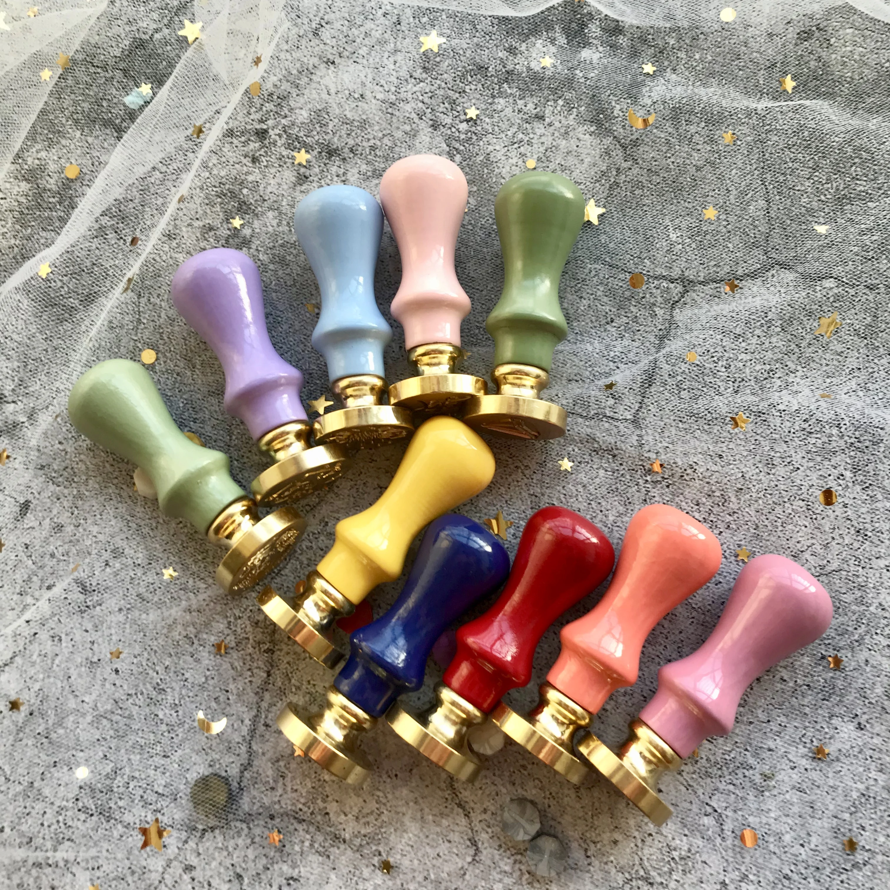 1 предмет. Деревянная ручка восковая печать штамп аксессуары портативный мини