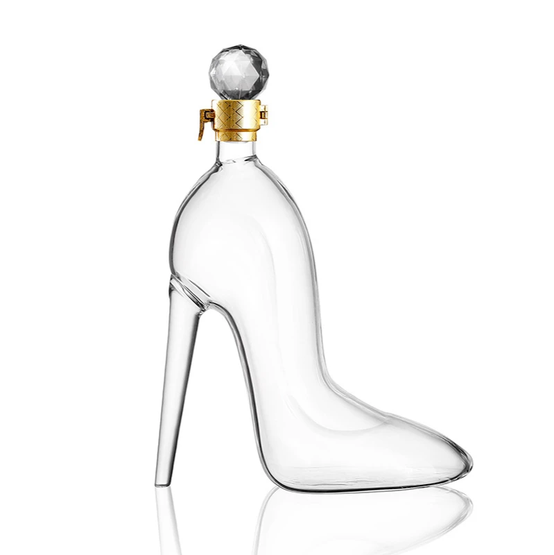 

350ML New Glass High Heels Decanter Vodka Decanter High Heels Decanter Whisky Decanter