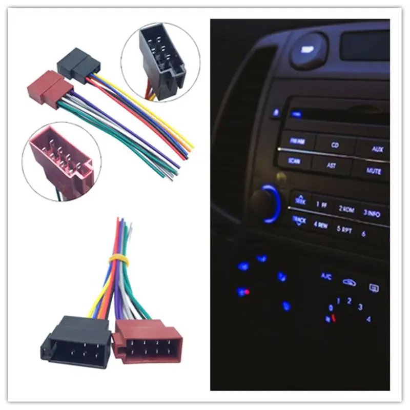 1 пара стерео гнездо радио жгут проводов адаптер Разъем Автомобильная