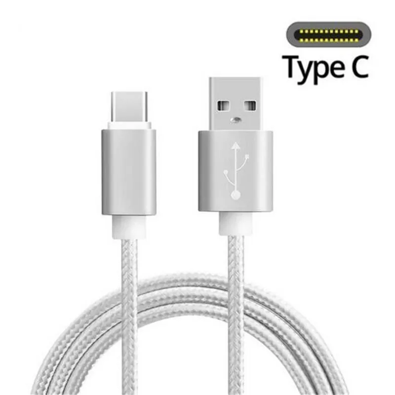silver cable Двойной зарядное устройство USB адаптер питания+ TYPE-C 2,0 зарядный кабель для передачи данных для HUAWEI SAMSUNG XIAOMI IPHONE - Тип штекера: silver cable