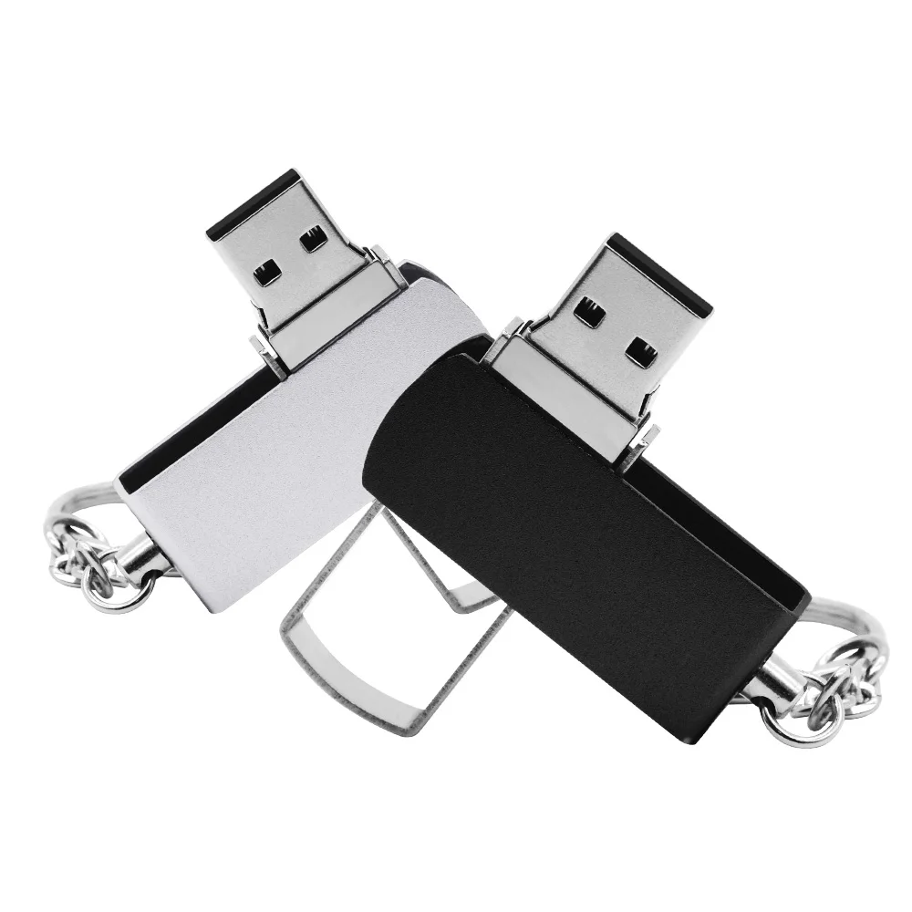 Металлический Usb флеш-накопитель с брелоком флэш-накопитель 2 0 флешка 64 ГБ 32 16 8 4