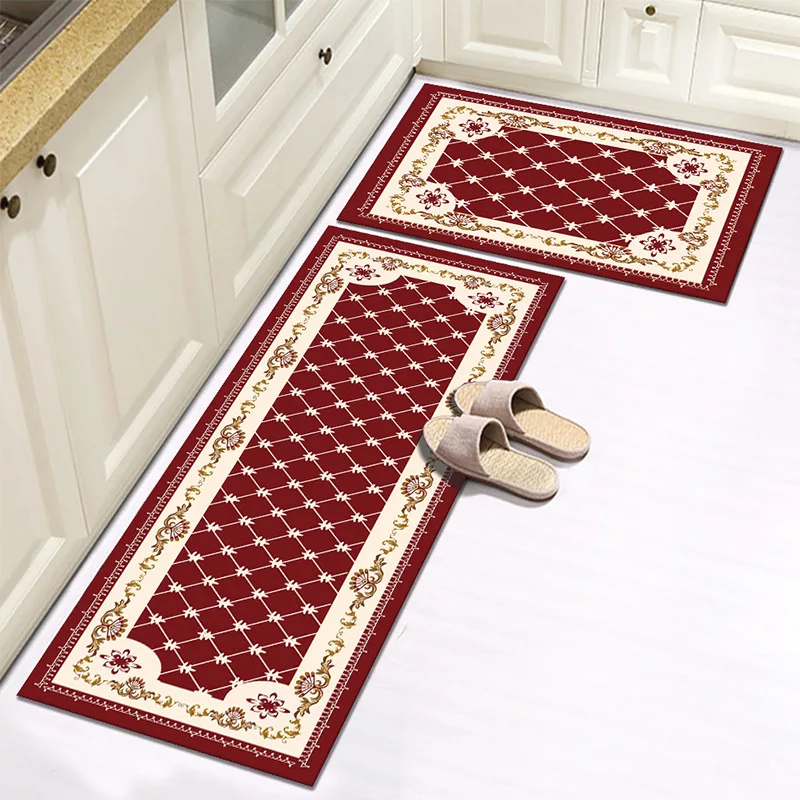 

Cartoon Long Non-Slip Kitchen Mat Cover Absorbent Entrance Door Mat Prayer Carpet Bath Carpet Outdoor Corridor Area Carpet