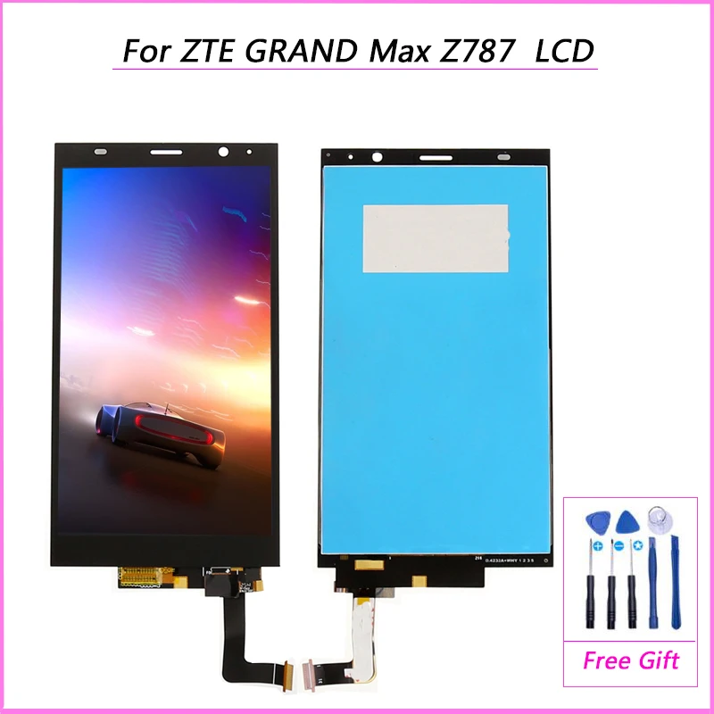 100% протестированный ЖК-дисплей для ZTE GRAND Max Z787 Z987 M901C Grand X + сенсорный экран