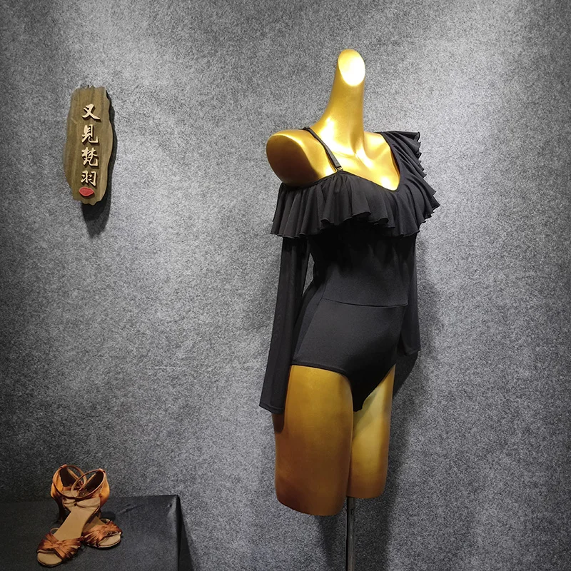 Полюс Танцы Одежда для танцев leotard комбинезон белье латинский танец Топ Грязных