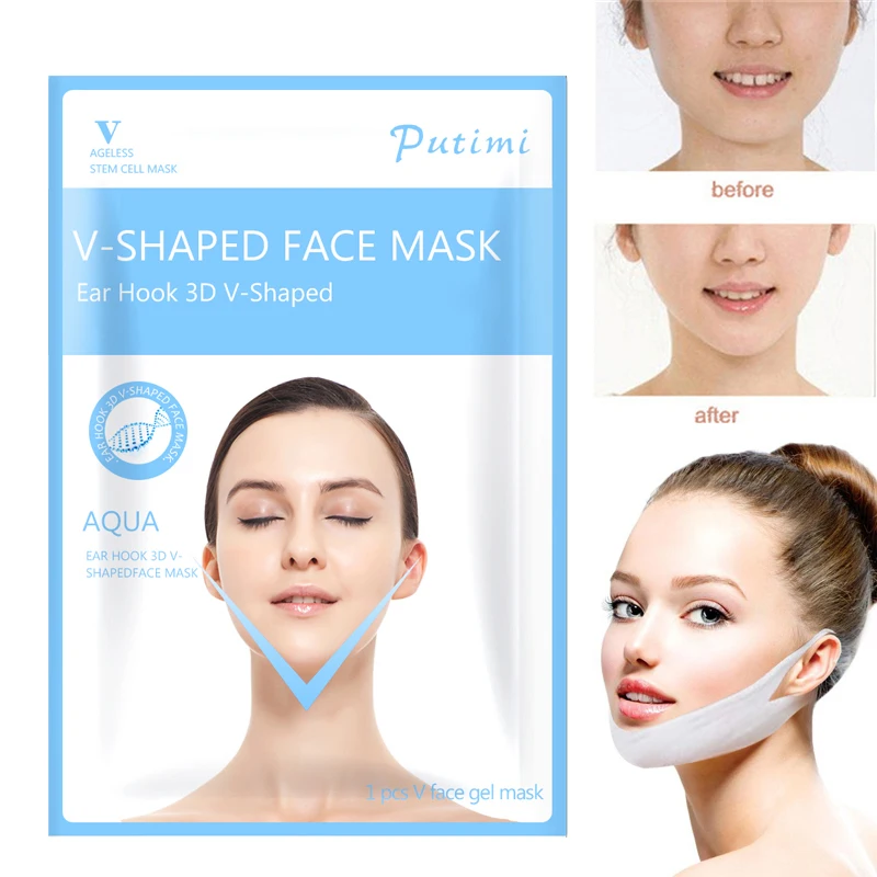 

4/6PC Face Lifting Mask V Shape Face Mask Slimming Mask Face Line Remover Wrinkle Double Chin Reduce Lift Bandage Skin Care Tool