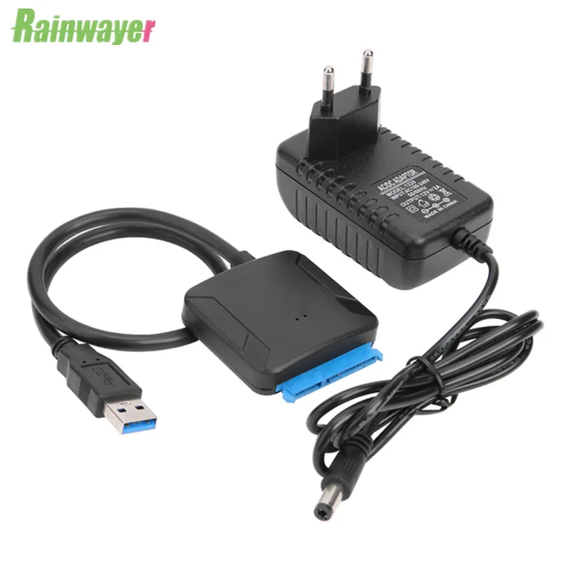 

USB 3.0 To Sata 3 Adapter Converter Cable Hard Drive Converter Cable For Samsung Seagate WD 2.5 3.5 HDD SSD Hard Drive Adapter