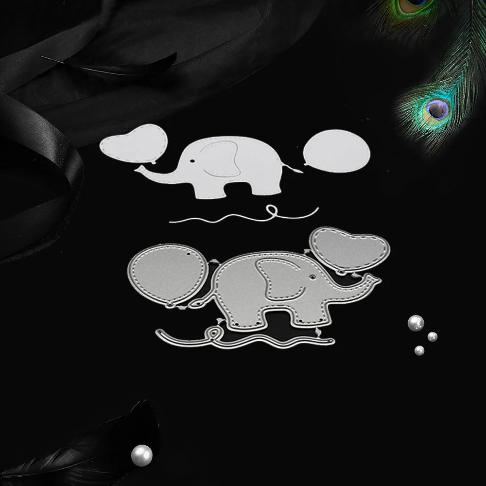 Ремесла слон животные металлические пресс-формы новые для рукоделия штампы