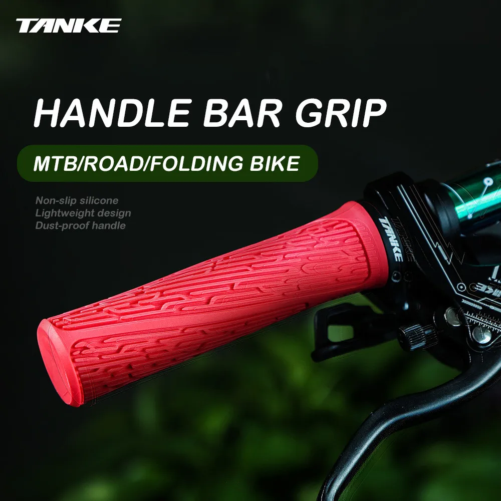 

1Pair Silicone MTB Bike Bicycle Grips Sponge Handlebar Soft Ultralight Grips Brake Grips Silicone Silica Glove Handle Anti-skid
