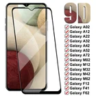 Защитное стекло 9D для Samsung Galaxy A02, A12, A22, A32, A42, A52, A72, M02, M12, M32, M42, M62, закаленное стекло F02S, F12, F41, F52, F62