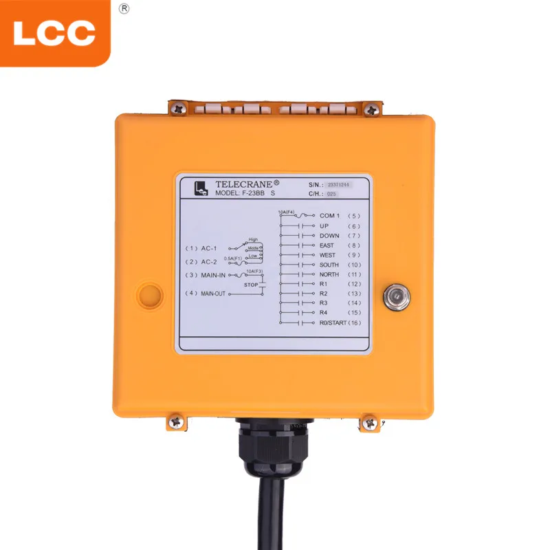 

F23-BB high quality manufacturer radio frequency wireless remote control for overhead crane