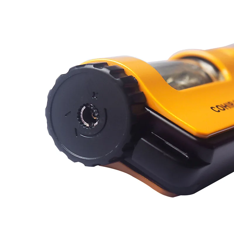 COHIBA 4 цвета ветрозащитная сигаретная Зажигалка cigartte с одной струей пламени Бутан