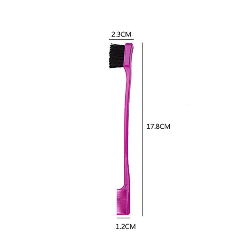 

Double-sided hair brush, edge control hair comb, 1pcs