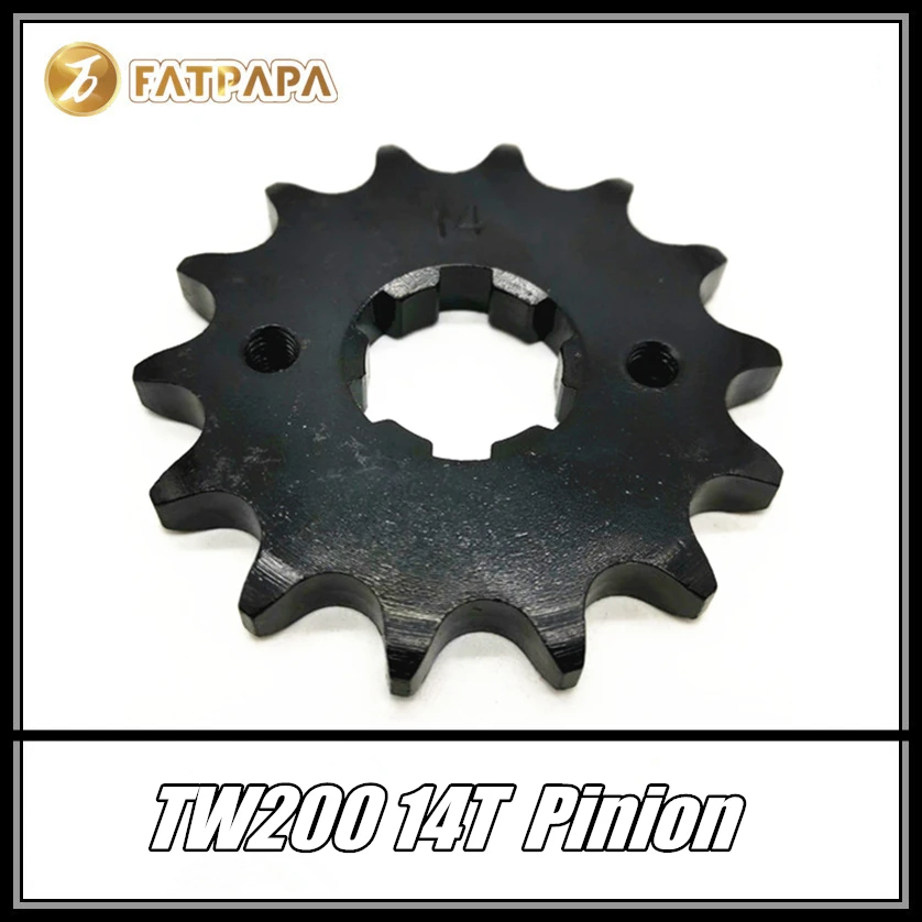 

Аксессуары для мотоциклов YAMAHA TW200, передняя цепь для шин, шестерня 14T