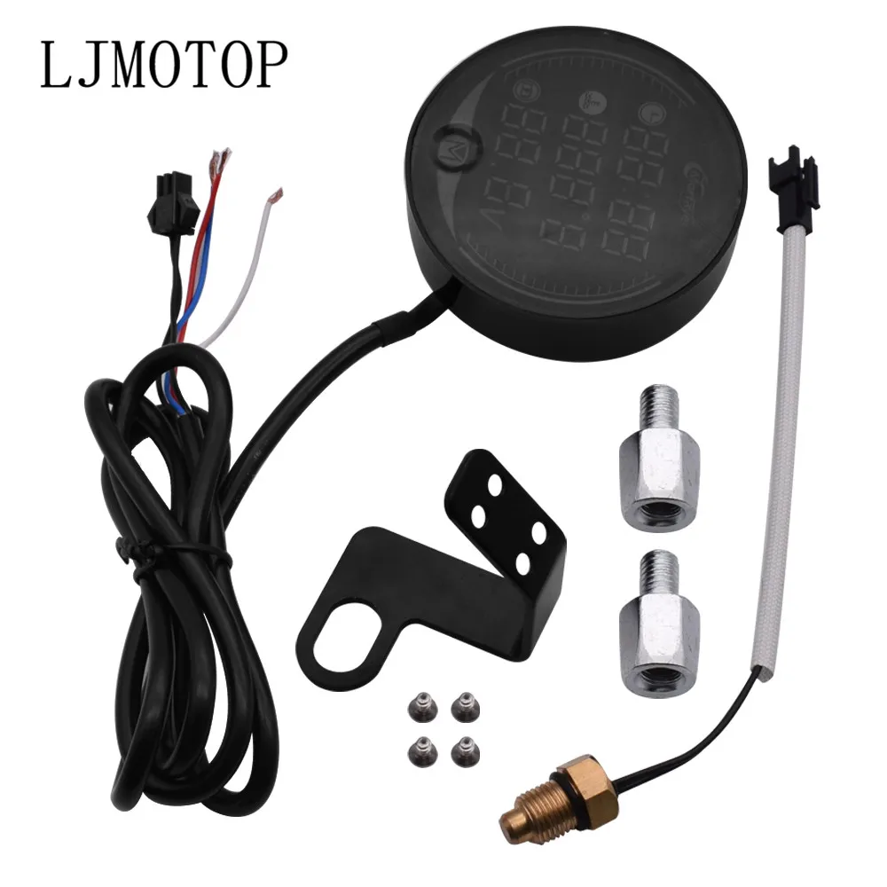 Тестер мотоцикла светодиодный дисплей Водонепроницаемый вольтметр