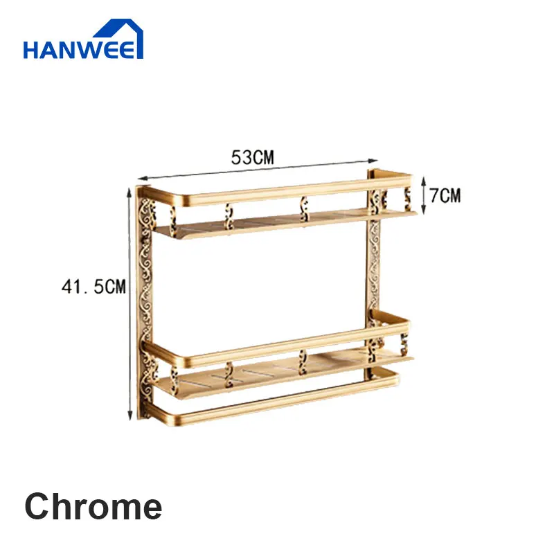 Европейские классические полки космическая алюминиевая стойка настенная полка