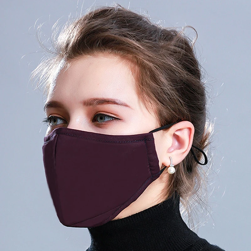 Маска PM2.5 с фильтром из активированного угля для мужчин и женщин пылезащитная