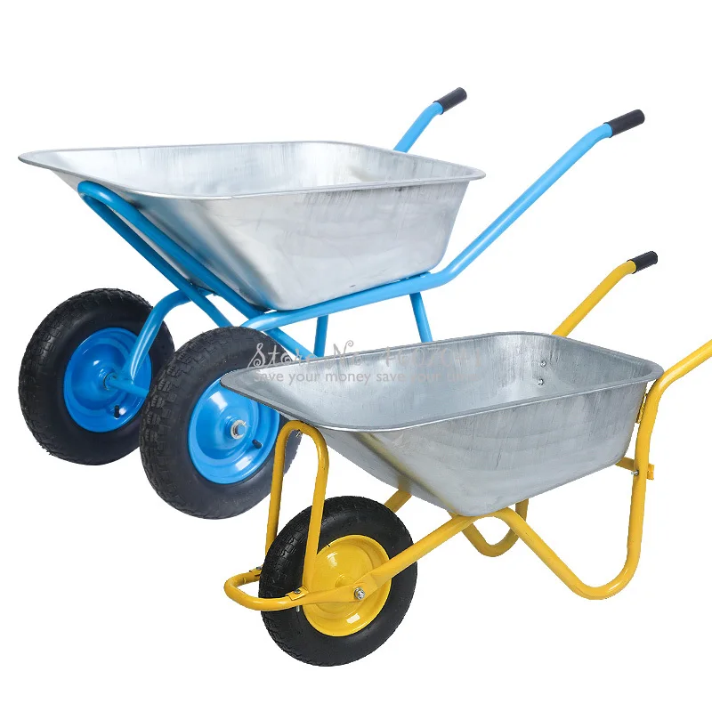 

Agricultural unicycle stroller single Pneumatic wheel truck push sand soil garden garbage construction fertilizer Garden Carts