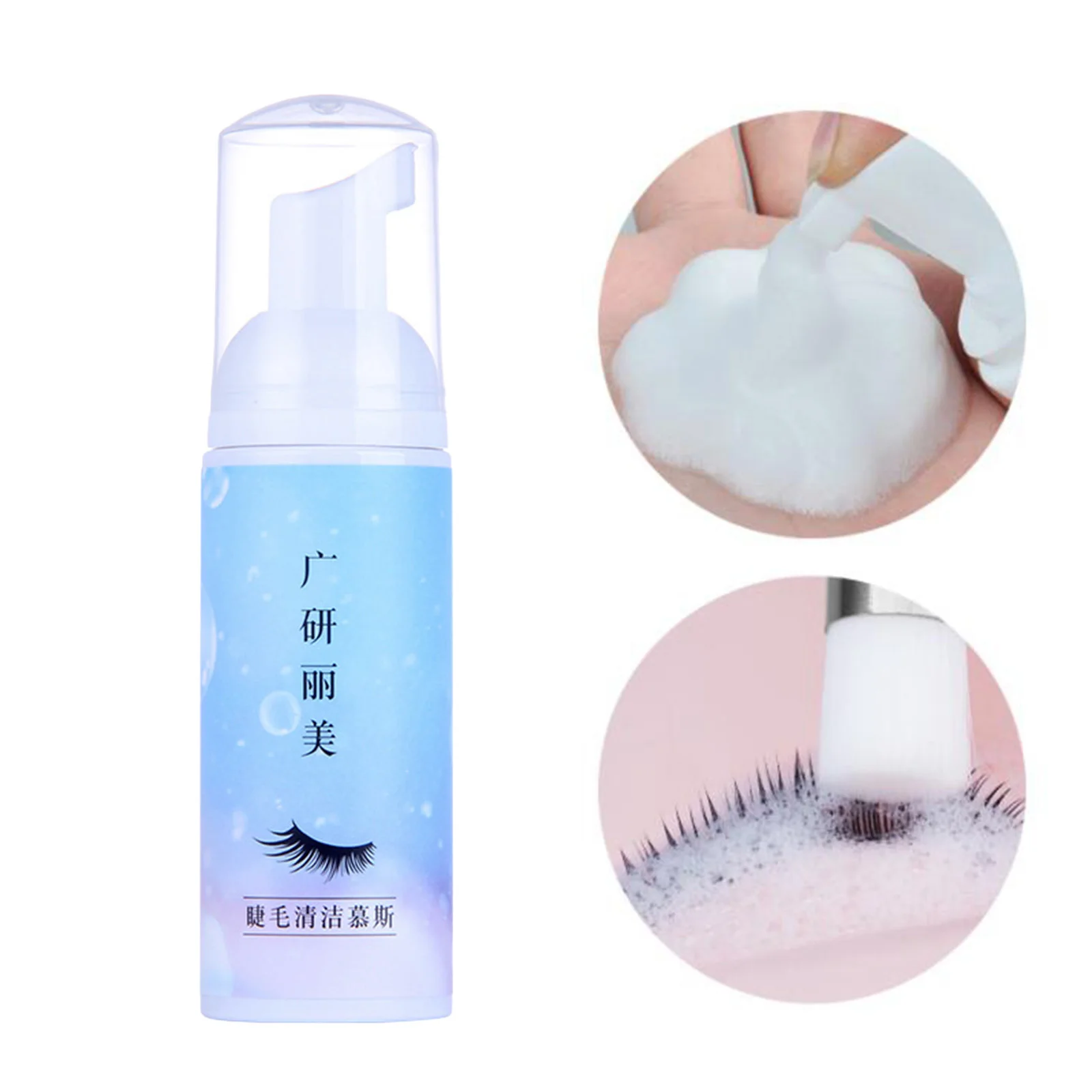 Eyelash Extension Shampoo Foam Cleanser Nourishing Formula for Home use | Красота и здоровье
