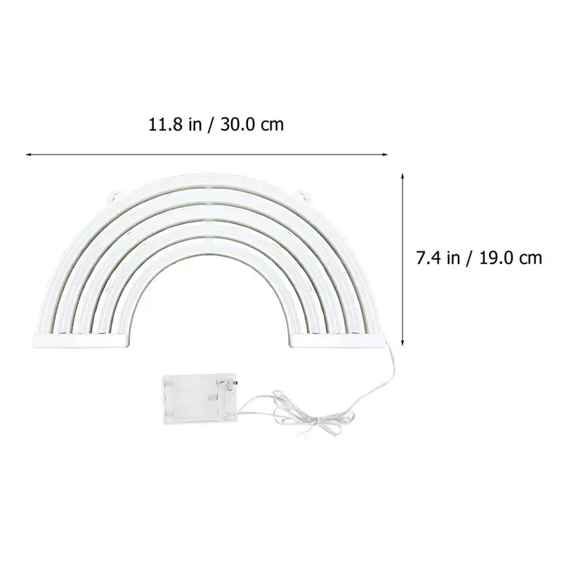 

LED Neon Sign Creative Rainbow Shape Light Decorative Night Lamp Home Decoration LED Neon Light Neon Light Lamp