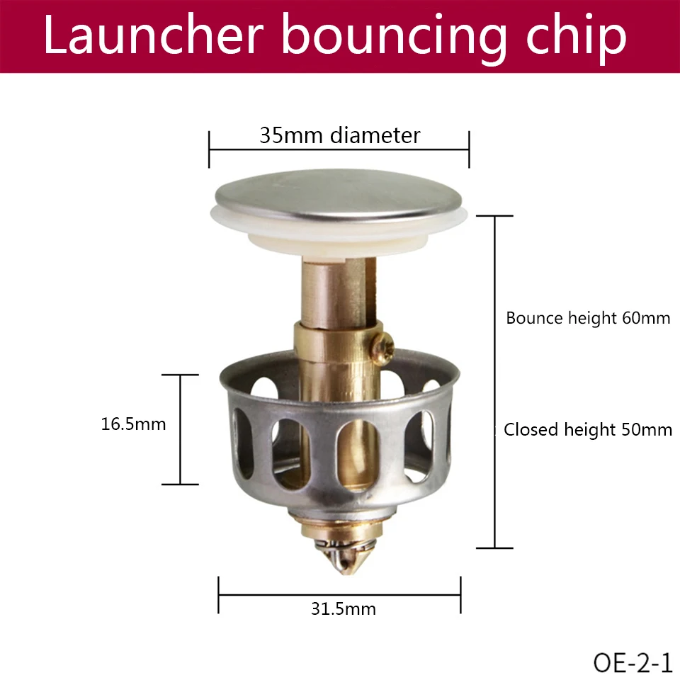 Универсальный Умывальник для мытья рук слив отскакивающий сердечник из