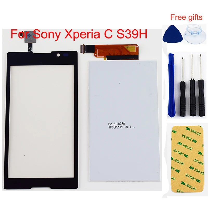 Для sony для Xperia C S39H S39 C2304 C2305 ЖК-дисплей монитор панель экран модуль+ сенсорный экран дигитайзер сенсор стекло