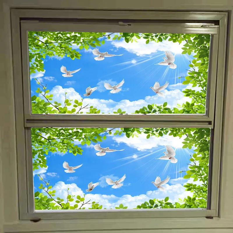 Индивидуальный размер наклейка на потолок стекло пленка окна дверь s винтажная