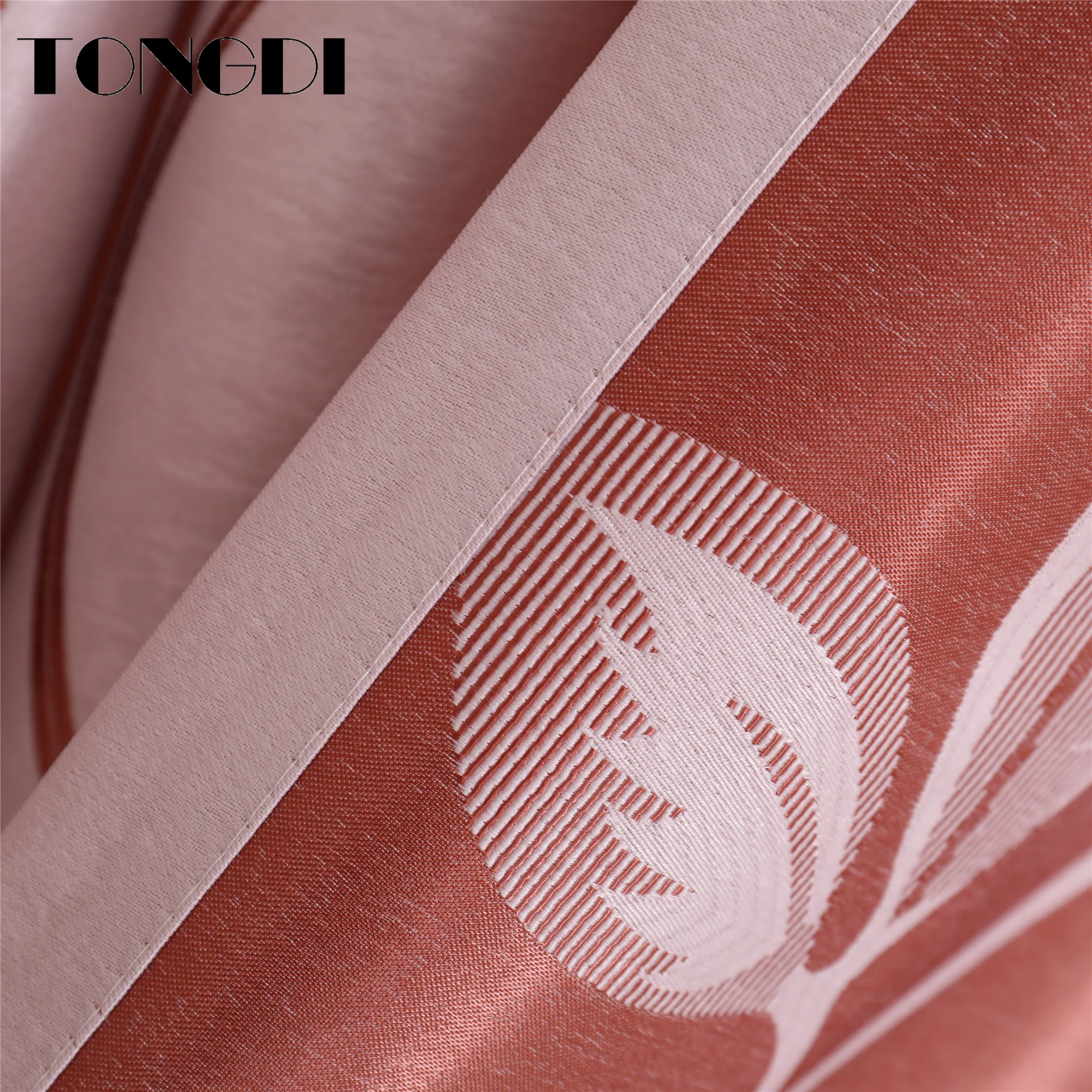 Затемняющая занавеска TONGDI Современные Плотные элегантные занавески в полоску с