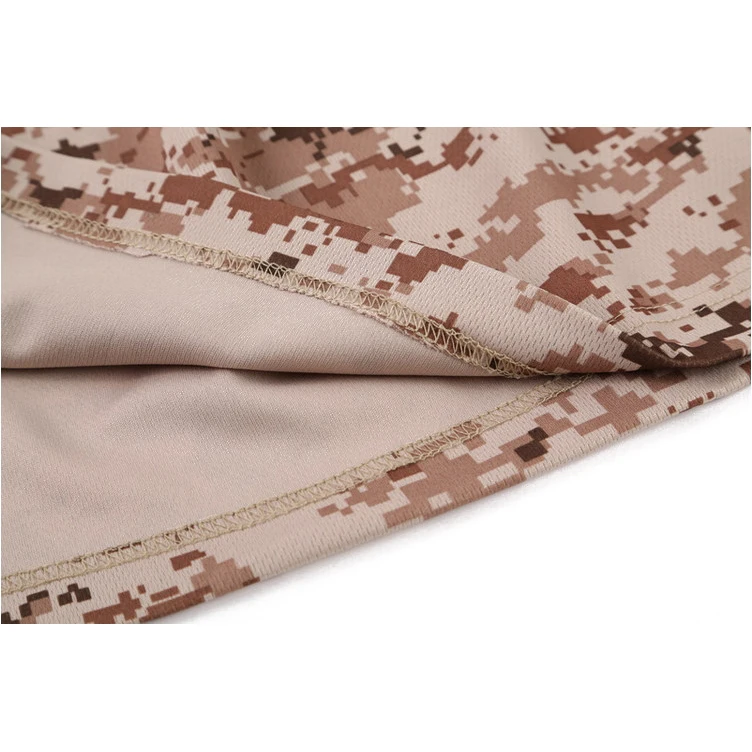 Новая уличная охотничья камуфляжная Футболка Мужская дышащая Боевая футболка