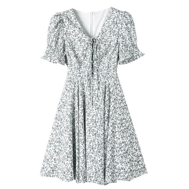 

Dress 2021 Summer New Small Women's Floral Dress Slim French Skirt