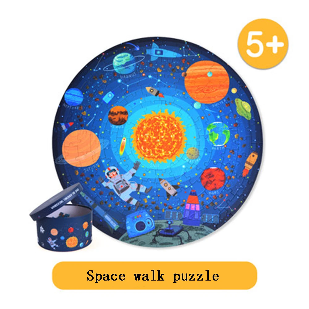 Детская космическая Прогулка 150p тренировочное воображение фокус раннее образование декомпрессионная игрушка подарок пазл от AliExpress RU&CIS NEW