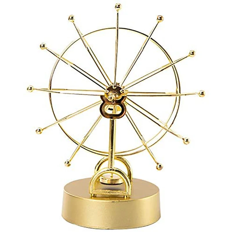 

Hot Sale Nordic Creative Ferris Wheel Perpetual Motion Rotating Table Ornament Home Decoration Celestial Wobbler Dynamic Decor