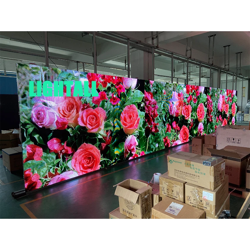 P4 внутренний SMD2121 литый под давлением алюминиевый шкаф 512x512 мм RGB для