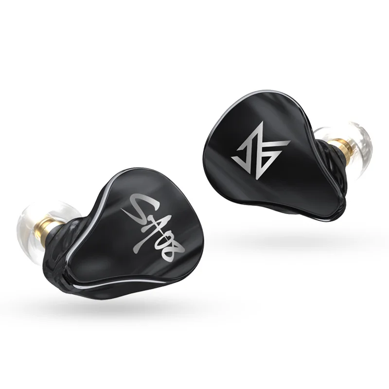 Плотным верхним ворсом KZ SA08 наушники-вкладыши TWS с 8BA единиц Bluetooth V5.0 наушники