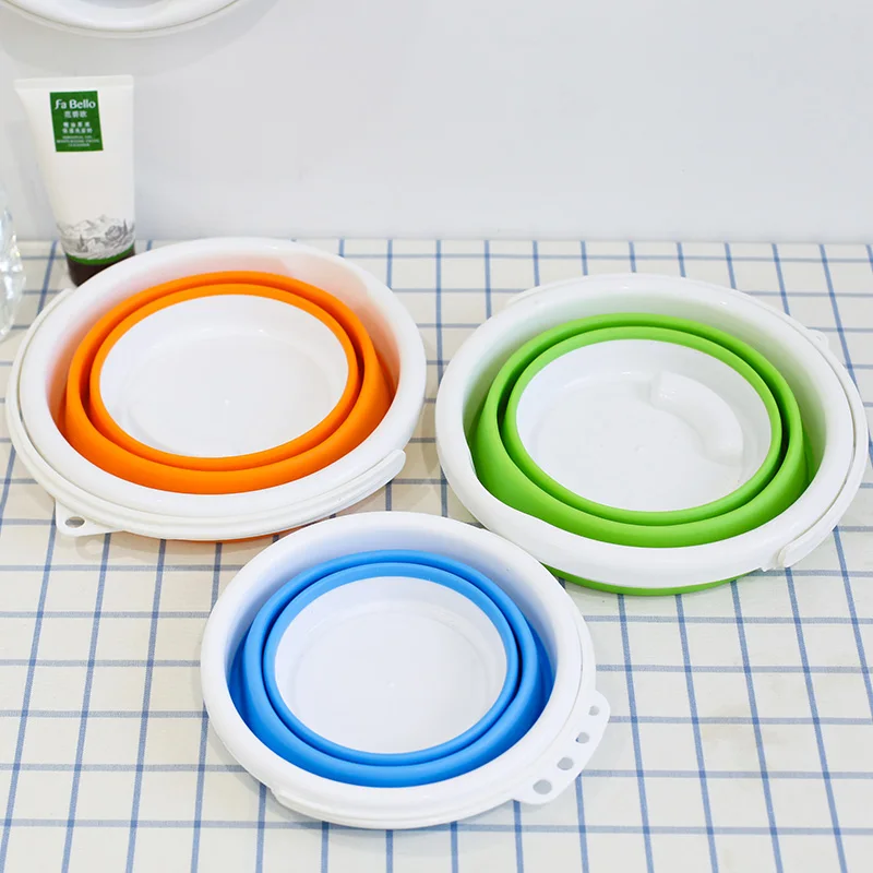 PP складное рыболовное ведро портативное для мойки автомобилей Открытый Кемпинг